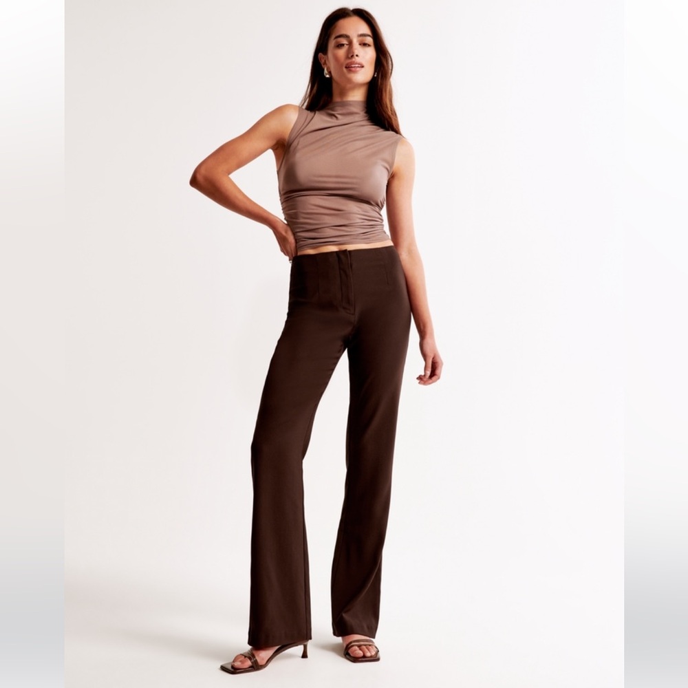 Abercrombie High Rise Slim Boot Trouser